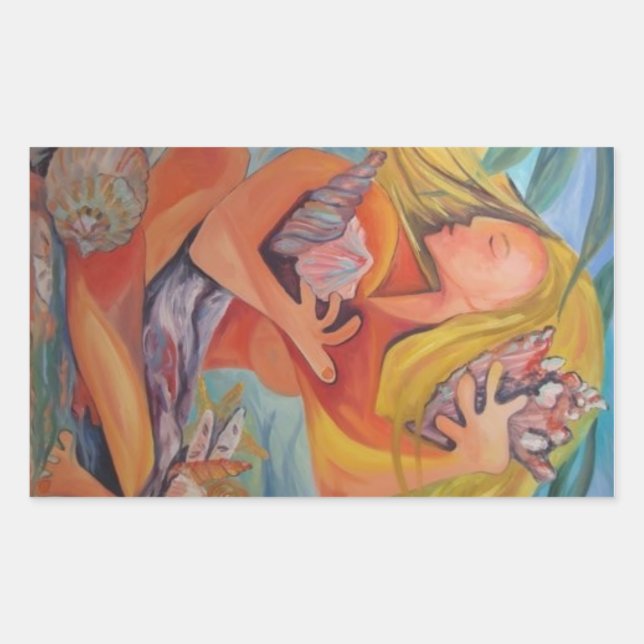 Chica Insular - Pegatinas (Anverso)