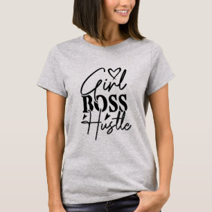 Chica Jefe Hustle Camiseta A Las Mujeres