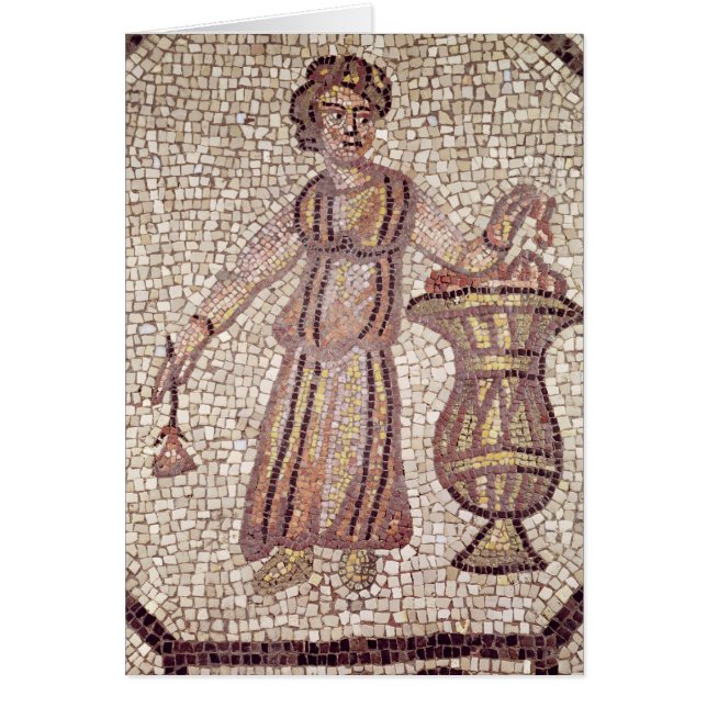 Chica joven con las flores (Frente)