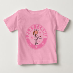 Chica Juego camisetas de tenis y regalos