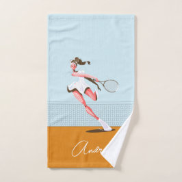 Chica Jugador de Tenis Personalizado Ilustracion y