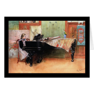 Chica jugando al piano