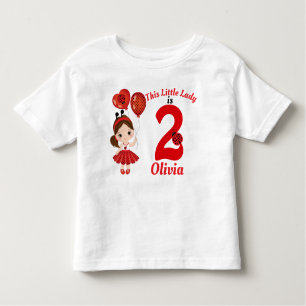 Chica Ladybug Birthday Toddler Fine Jersey T-Shirt