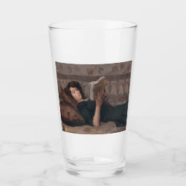 Chica leyendo un libro (Reclinando en un Divan)