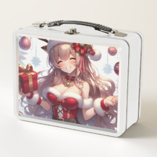 Chica linda de Navidad de anime