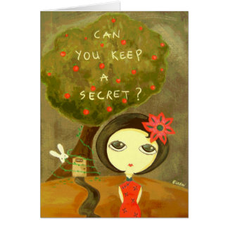 ¿Chica lindo - puede usted guardar un secreto?