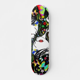 Chica Mariposa 1A Patineta