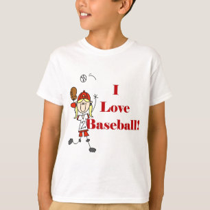 Chica Me Encanta Camisetas y Regalos de Béisbol