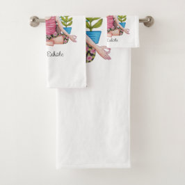 Chica Mediador Con Plantas