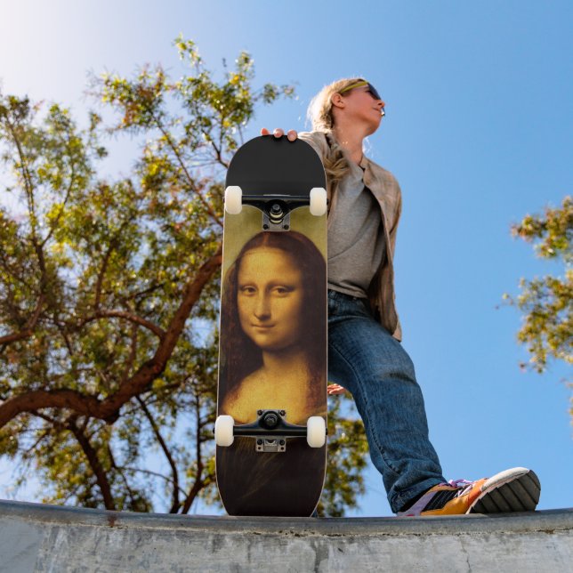 chica MONA LISA tabla de skateboard (Exterior 1)