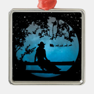 Chica muy linda y adorno navideño