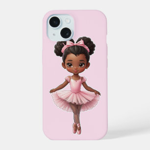 Chica Negra Bailarina de Ballet Rosa