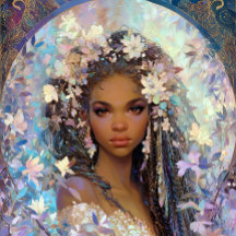 Chica Negra Reina Negra Arte Fantasía Diosa
