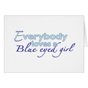 Chica observado azul