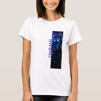Chica Omrani de dibujos ligeros - Camiseta de arte
