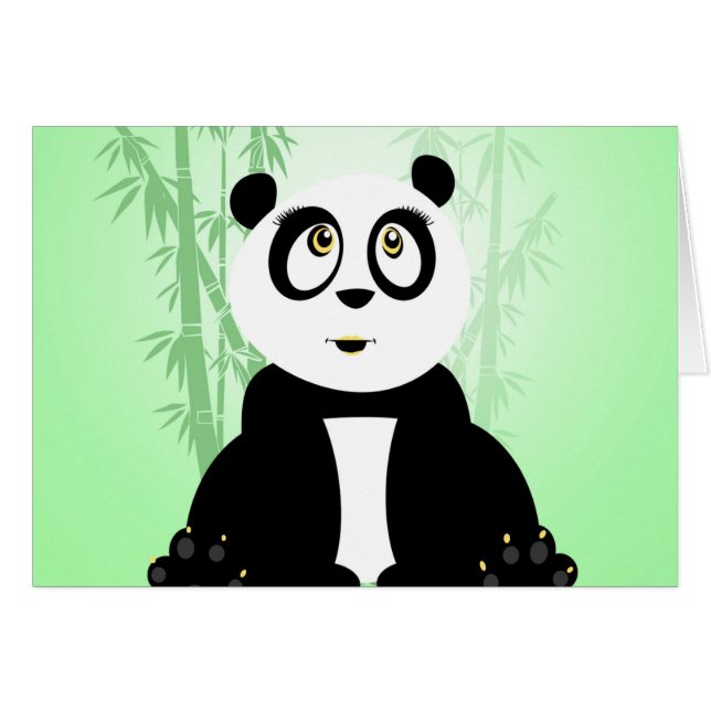 Chica Panda - Verde (Anverso (Horizontal))