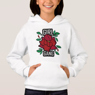 Chica Pandilla Parche Rosa Rojo Moda Insignia