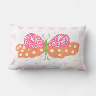 Chica Papillon almohada lumbar fiesta