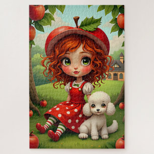 Chica Pastel Apple con pipa - Rompecabezas diverti
