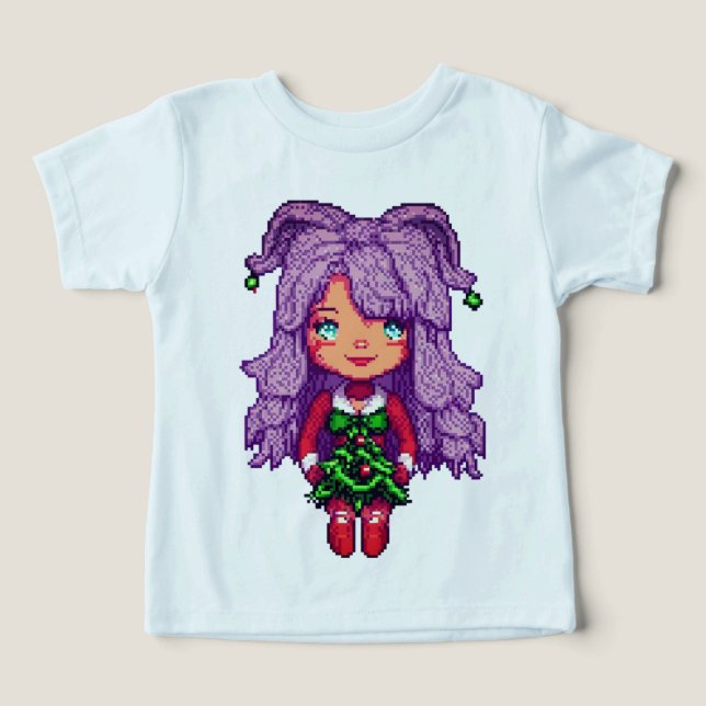 Chica pelo púrpura  (Diseño delantero )