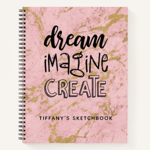 Chica personalizado: cuaderno de bocetos de artist