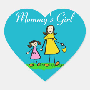 Chica Personalizado de mamá Pegatina de declaració