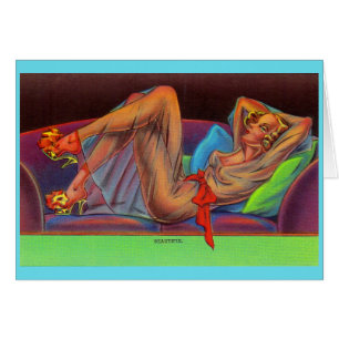 chica pin-up hermosa de principios de la década de