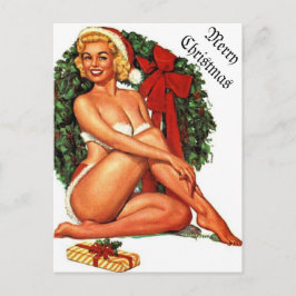 Chica Pinup de Navidad Vintage
