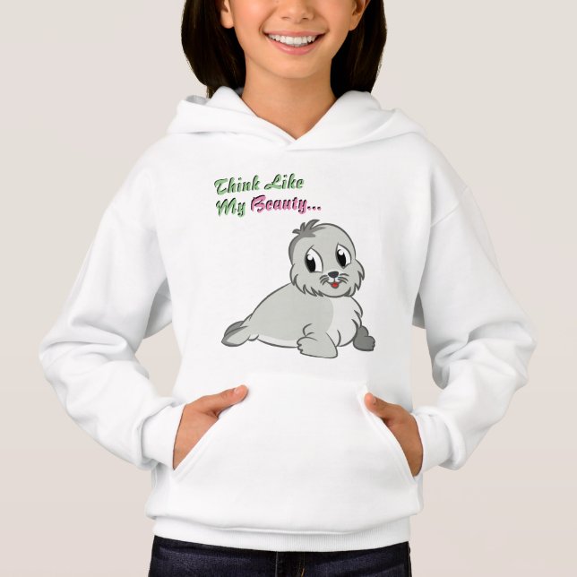 Chica Pollover Hoodie, Top T-Shirt (Anverso)