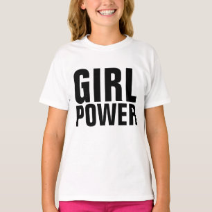 CHICA POWER Niños Chicas camisetas