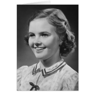 Chica que presenta en estudio