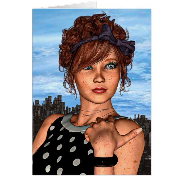 Chica retro (Frente)