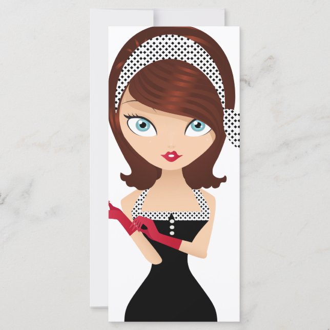 Chica retro (Anverso)
