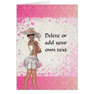 Chica rosa de verano