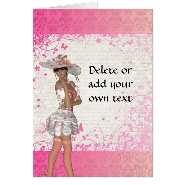 Chica rosa de verano (Frente)