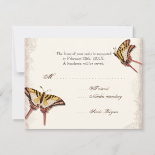 Chica Rosa victoriano anticuado Baby Shower RSVP