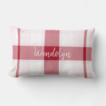 Chica rosado rosado con almohada lumbar