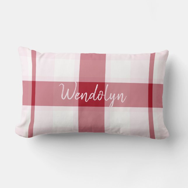 Chica rosado rosado con almohada lumbar (Anverso)