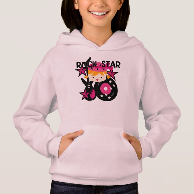 Chica rubio de la estrella del rock (Anverso)