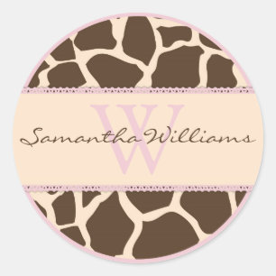 Chica Safari Pegatina GIR2