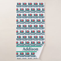 Chica Scouting I Heart Scouts Toalla