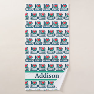 Chica Scouting I Heart Scouts Toalla