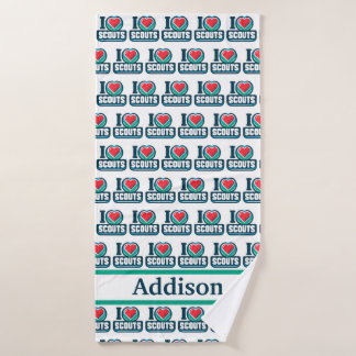 Chica Scouting I Heart Scouts Toalla