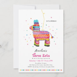 Chica Tres Invitaciones De Cumpleaños