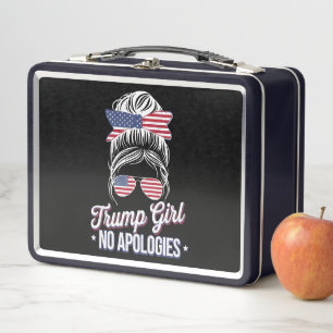 Chica Trump Sin Disculpas Moño Desordenado Retro V