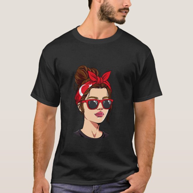 Chica turco camiseta (Anverso)