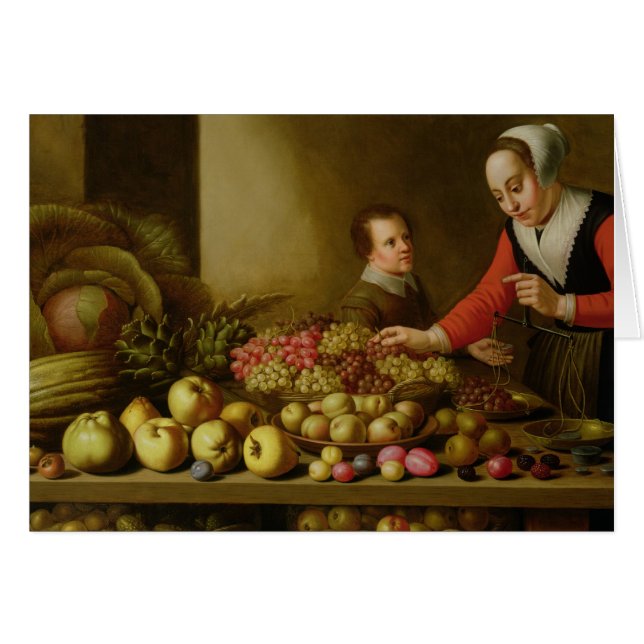 Chica vendiendo uvas (Anverso (Horizontal))