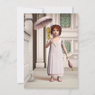 Chica Vintage - Arte Dulce de Estilo Victoriano Re