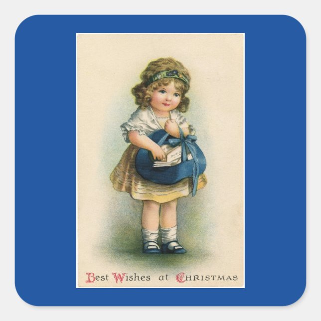 Chica Vintage Con Pegatina De Sacos (Anverso)