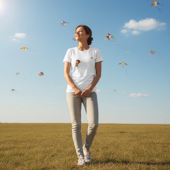 Chica Volando Una Camiseta (Subido por el creador)